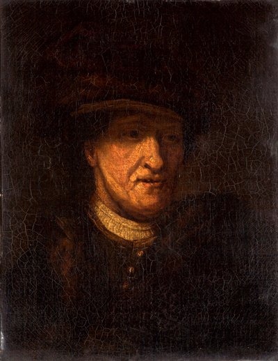 Cabeza de un Hombre, c.1825 de Rembrandt van Rijn