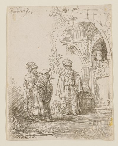 Jacob y Labán de Rembrandt van Rijn