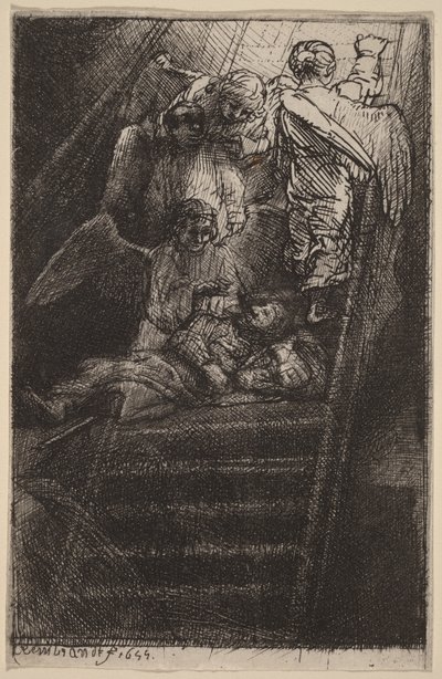 La escalera de Jacob de Rembrandt van Rijn