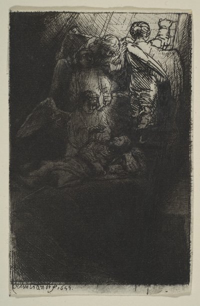 La escalera de Jacob, 1655 de Rembrandt van Rijn
