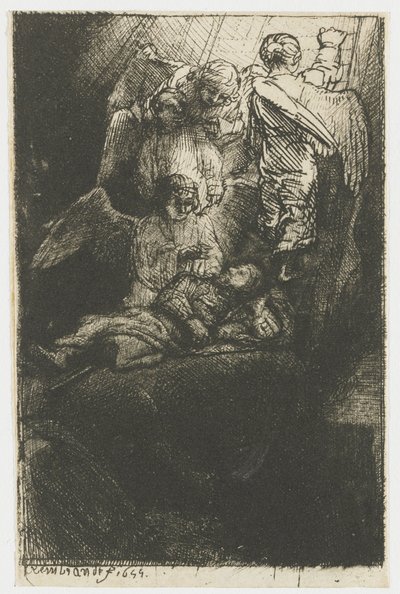 La escalera de Jacob de Rembrandt van Rijn