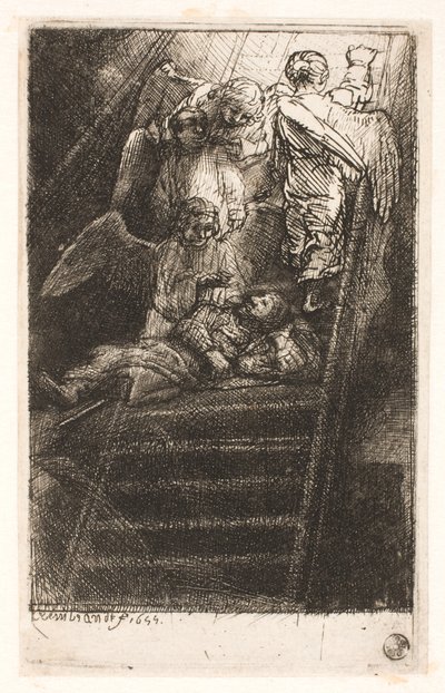 La escalera de Jacob de Rembrandt van Rijn