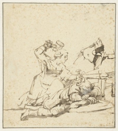 Jael mata a Sísara de Rembrandt van Rijn