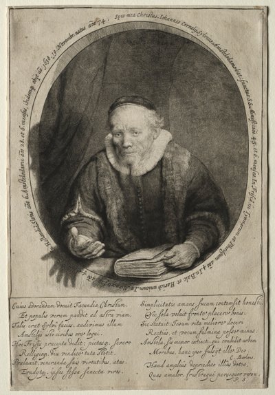 Jan Cornelis Sylvius, predicador, 1646 de Rembrandt van Rijn