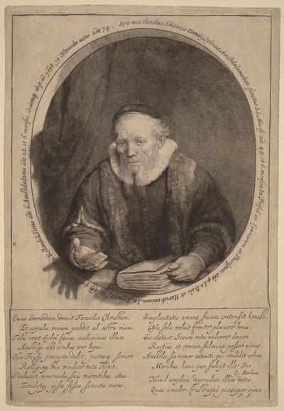 Jan Cornelisz Sylvius de Rembrandt van Rijn