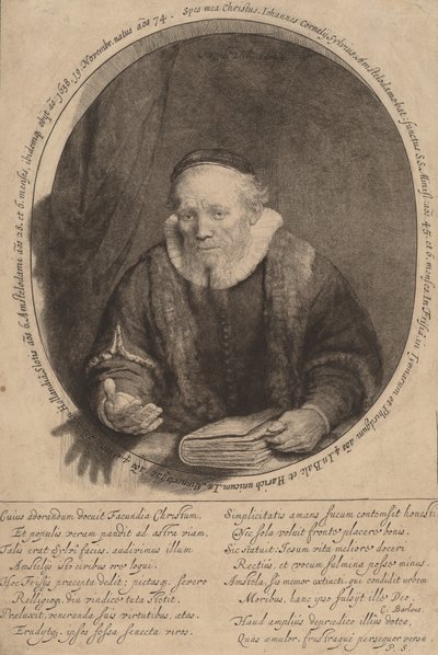 Jan Cornelisz. Sylvius, 1646 de Rembrandt van Rijn