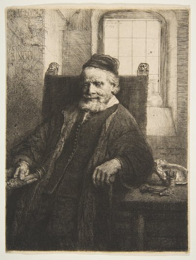 Jan Lutma, orfebre, 1656 de Rembrandt van Rijn