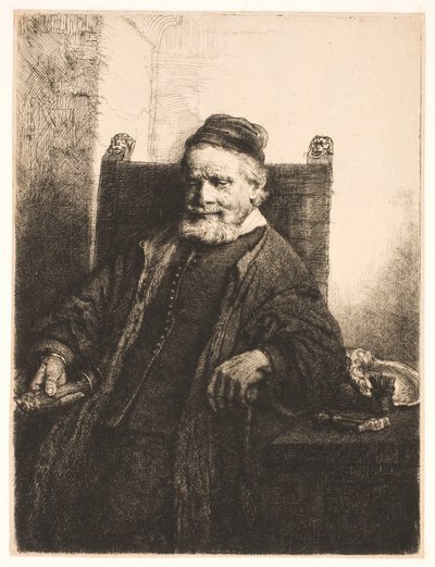 Jan Lutma, el mayor, orfebre y escultor de Rembrandt van Rijn