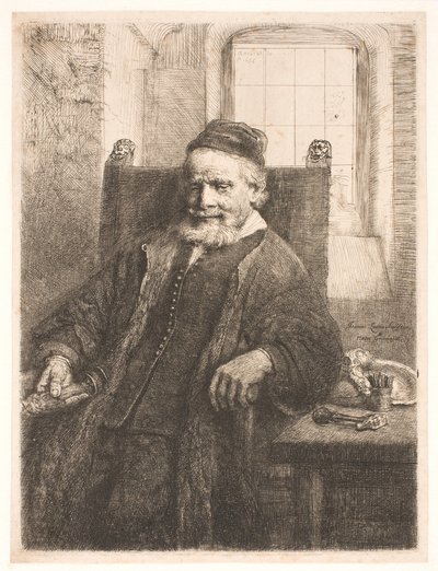 Jan Lutma, el viejo, orfebre y escultor de Rembrandt van Rijn
