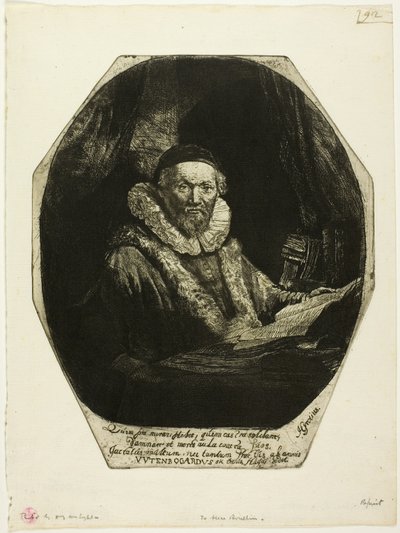 Jan Uytenbogaert de Rembrandt van Rijn