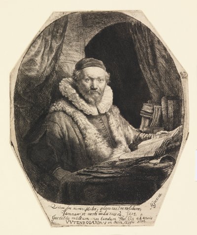 Jan Uytenbogaert, predicador de Rembrandt van Rijn
