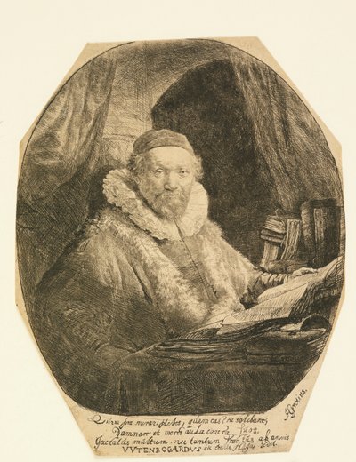 Jan Uytenbogaert, predicador de Rembrandt van Rijn