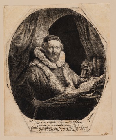 Jan Uytenbogaert, Predicador de los Remonstrantes de Rembrandt van Rijn
