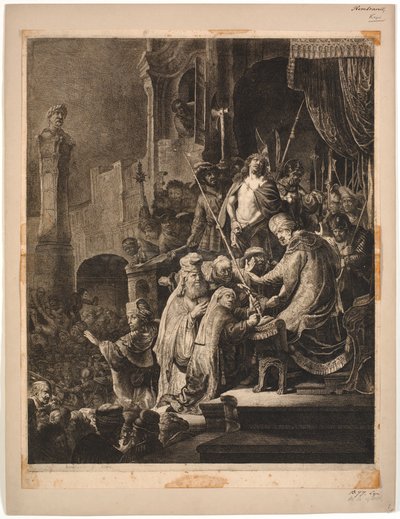 Jesús Ante Pilato de Rembrandt van Rijn
