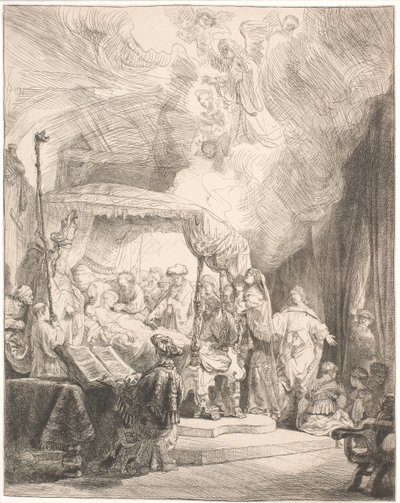 La muerte de la Virgen María de Rembrandt van Rijn