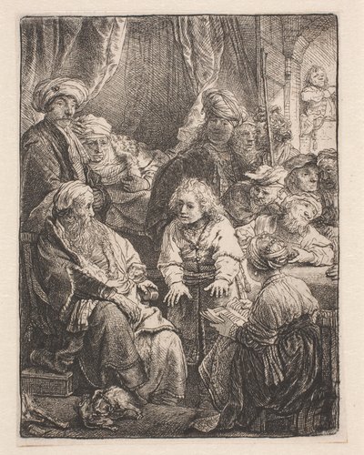 José cuenta sus sueños de Rembrandt van Rijn