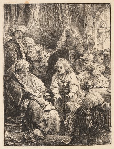 José contando sus sueños de Rembrandt van Rijn