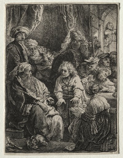 José contando sus sueños de Rembrandt van Rijn