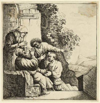 El abrigo de José llevado a Jacob de Rembrandt van Rijn