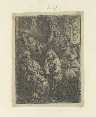 José cuenta sus sueños Recueil de quatre-vingt-cinq estampes originales (título de la serie) de Rembrandt van Rijn