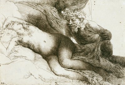 Júpiter y Antíope, 1659 de Rembrandt van Rijn