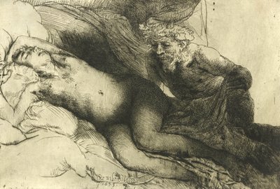Júpiter y Antíope, c.1659 de Rembrandt van Rijn