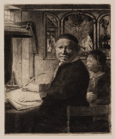 Lieven Willemsz van Coppenol, Maestro de Escritura: La Placa Más Pequeña de Rembrandt van Rijn