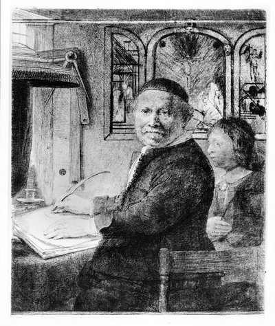 Lieven Willemsz van Coppenol, c.1658 de Rembrandt van Rijn