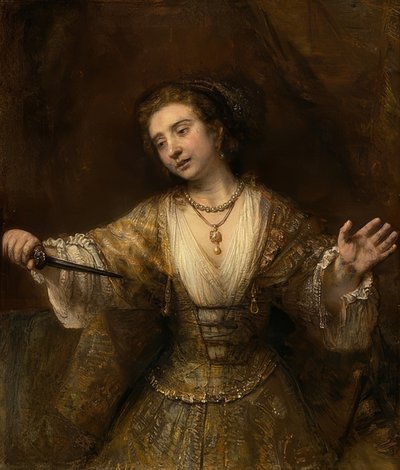 Lucrecia de Rembrandt van Rijn