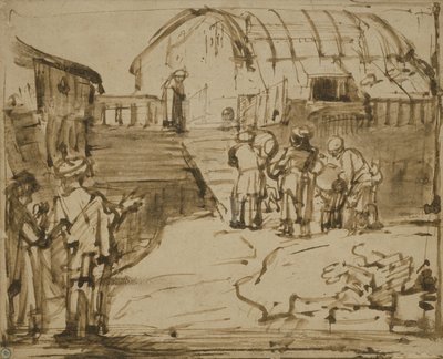 El arca de Noé, 1660 de Rembrandt van Rijn