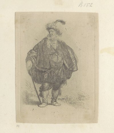 hombre perzische Colección de ochenta y cinco grabados originales (título de la serie) de Rembrandt van Rijn
