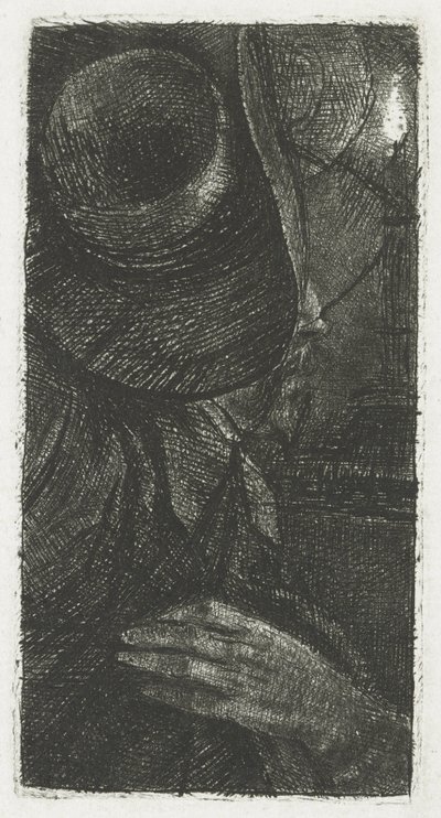 Pieter Haaringh: manos y sombrero de Rembrandt van Rijn