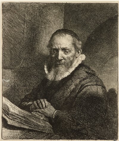 Retrato de Jan Cornelis Sylvius, predicador de Rembrandt van Rijn