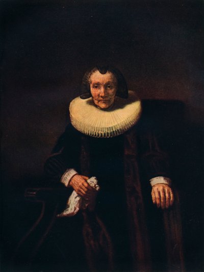 Retrato de Margaretha de Geer, esposa de Jacob Trip, c1661 de Rembrandt van Rijn
