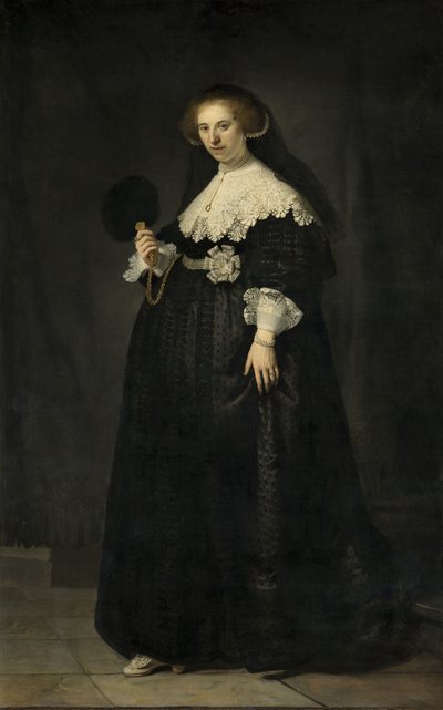 Retrato de Oopjen Coppit de Rembrandt van Rijn