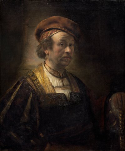 Retrato de Rembrandt, 1650 de Rembrandt van Rijn