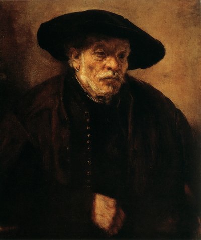 Retrato del Hermano de Rembrandt, Andrien van Rijn, 1654 de Rembrandt van Rijn