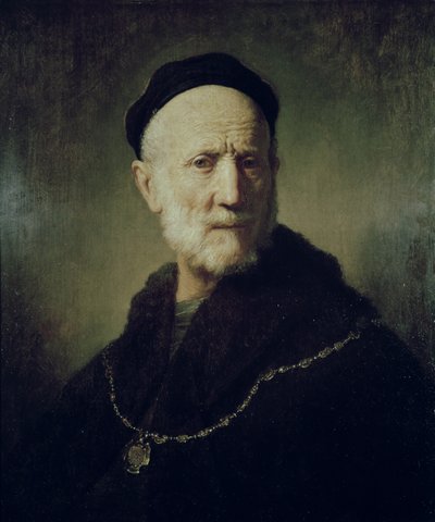 Retrato del Padre de Rembrandt de Rembrandt van Rijn