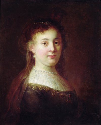 Retrato de Saskia van Uylenburch, c.1633 de Rembrandt van Rijn