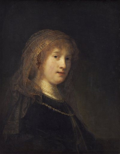 Retrato de Saskia van Uylenburgh de Rembrandt van Rijn