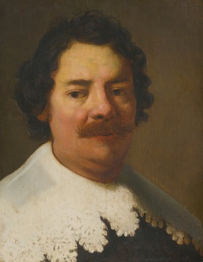 Retrato de Willem Burchgraeff, siglo XVII de Rembrandt van Rijn