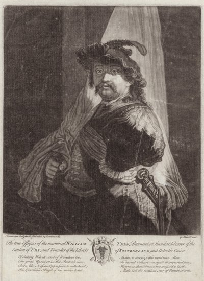 Retrato de Guillermo Tell de Rembrandt van Rijn