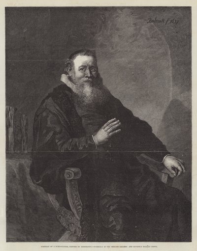 Retrato de un burgomaestre de Rembrandt van Rijn
