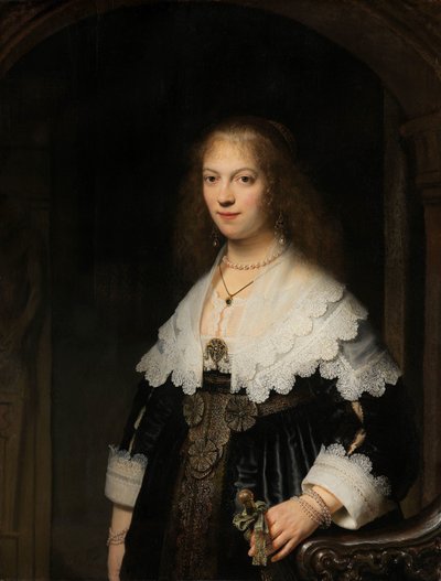 Retrato de una mujer, posiblemente Maria Trip
Retrato de una mujer, posiblemente Maria Trip de Rembrandt van Rijn