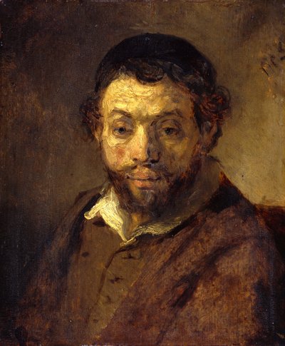 Retrato de un joven judío de Rembrandt van Rijn