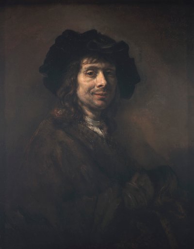 Retrato de un joven (quizás un artista) de Rembrandt van Rijn