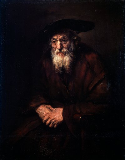 Retrato de un viejo judío, 1654 de Rembrandt van Rijn