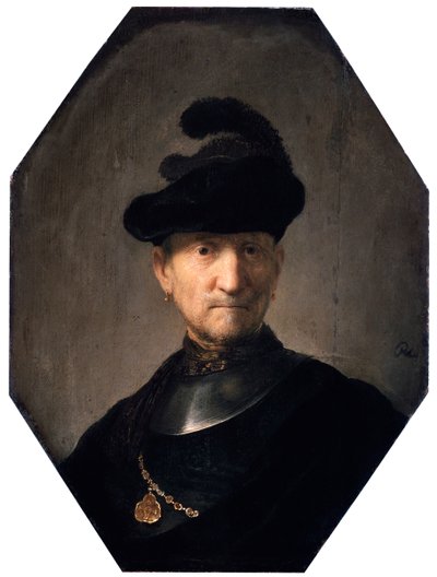 Retrato de un viejo guerrero, c. 1629-1630 de Rembrandt van Rijn
