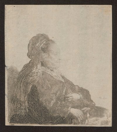 Retrato de mi madre de Rembrandt van Rijn