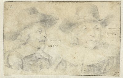Retratos de Cornelis de Graeff y Frans Banningh Cocq de Rembrandt van Rijn